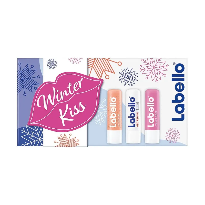 Labello Winter Kiss Læbepomade Sæt