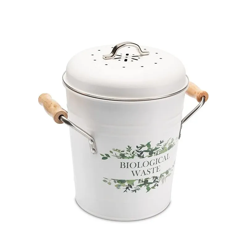 Dekorativ Kompostspand I Vintage Design – 3 Liter