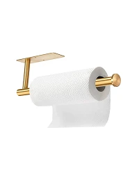 Selvklæbende Køkkenrulle Holder & Organizer - Guld