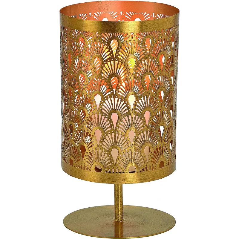 Elegant Art Deco Lysestage - Guld