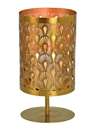 Elegant Art Deco Lysestage - Guld 2