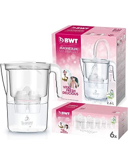 Praktisk BWT Vida Vandfilter Kande – 2,6 Liter - Hvid