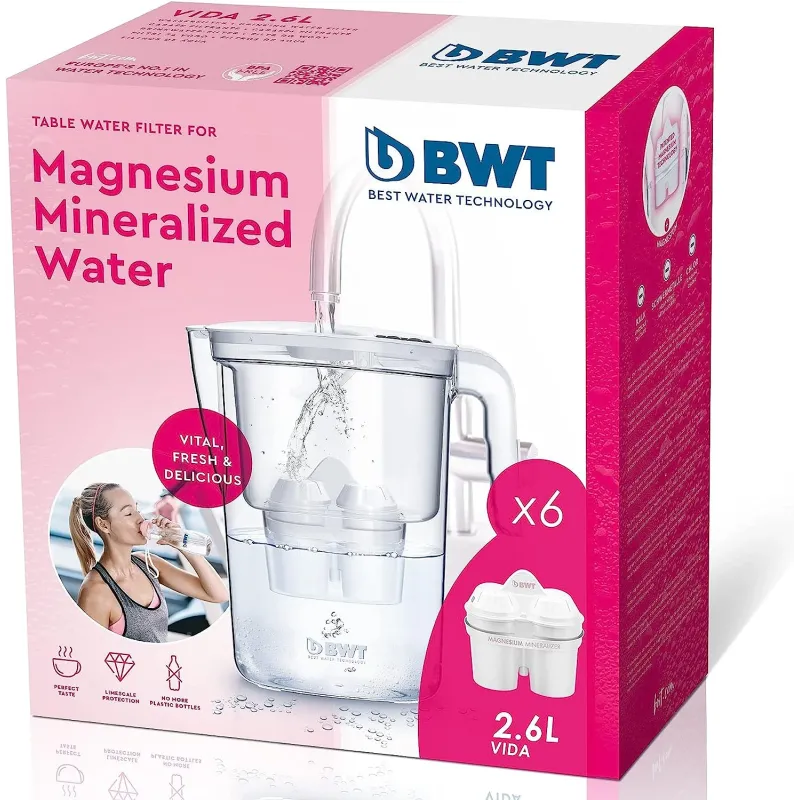 Praktisk BWT Vida Vandfilter Kande – 2,6 Liter - Hvid
