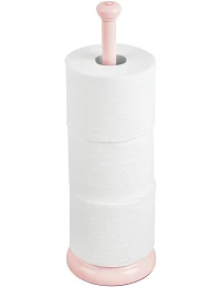 Praktisk Klassisk Fritstående Toiletrulle Holder - Lyserød 2