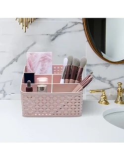 Praktisk Organizer & Opbevaring I Flettet Design – Flere Farver
