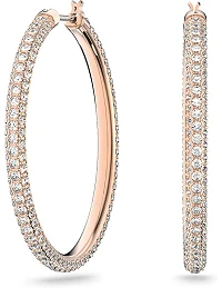 Luksuriøse Swarovski Creol Øreringe – Flere Farver