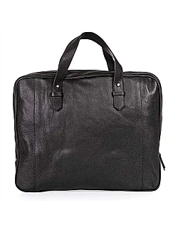 Pierre Balmain laptop taske – 100% ægte læder – designer computer taske til mænd