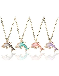 Veninde Halskæder til 4 med Delfiner