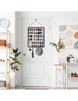 Smart Solbrille Organizer Til Væg Ophæng - Sort