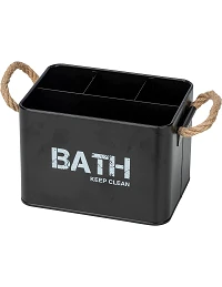 Rustik Badeværelses Opbevarings Organizer - Sort