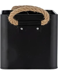 Rustik Badeværelses Opbevarings Organizer - Sort 2