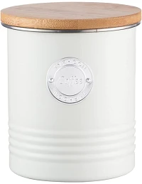 Stilfuld Lufttæt Kaffebeholder - Pastelgrå