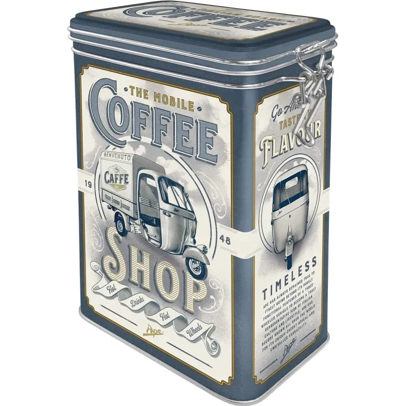 Charmerende Retro Kaffedåse - Coffee Shop