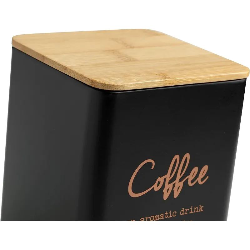 Moderne Design Kaffedåse Sort