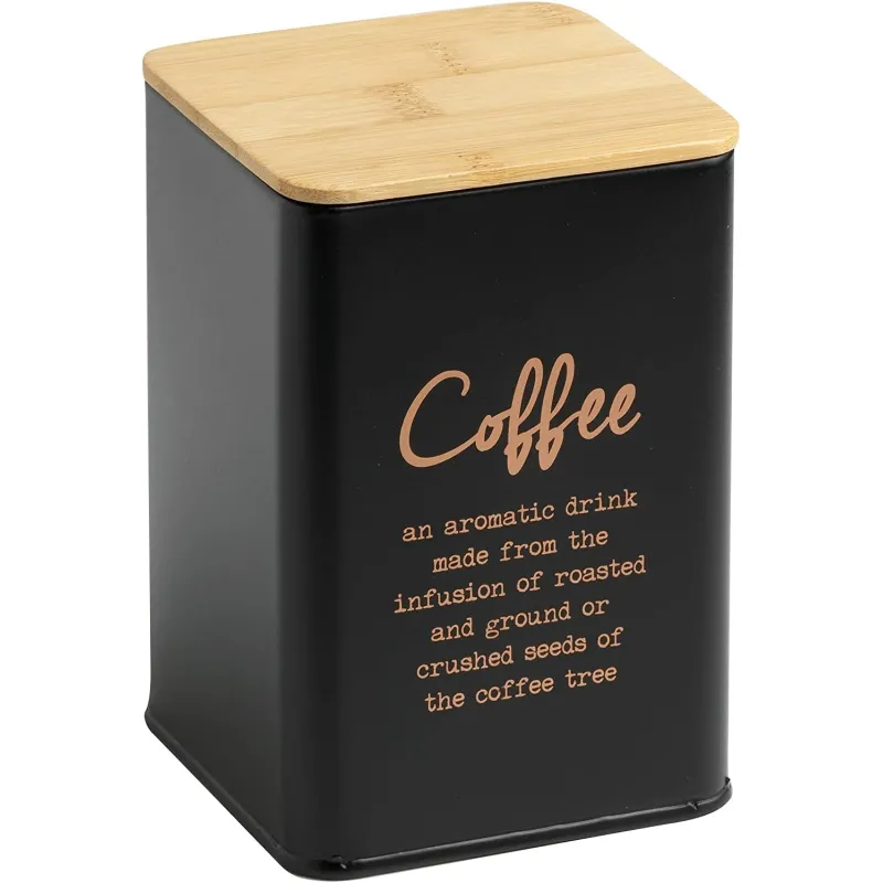 Moderne Design Kaffedåse Sort