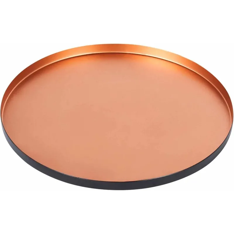 Rund Orient Dekorations Bakke - Kobber