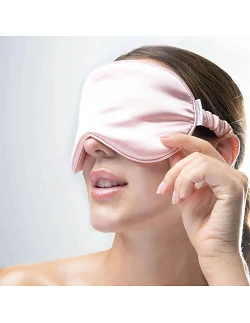 Satin Sovemaske til Skønhedssøvn i Rosa