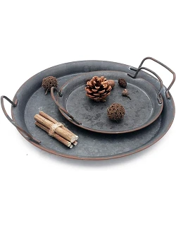 Rustik Design Serveringsbakke - Metal