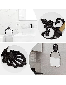 Vintage Inspireret Badeværelse Sæt - Sort