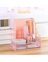 Børne Skrivebords Organizer til Børneværelset - Lyserød 2