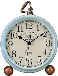 Vintage Bordur med Alarm - Lyseblå
