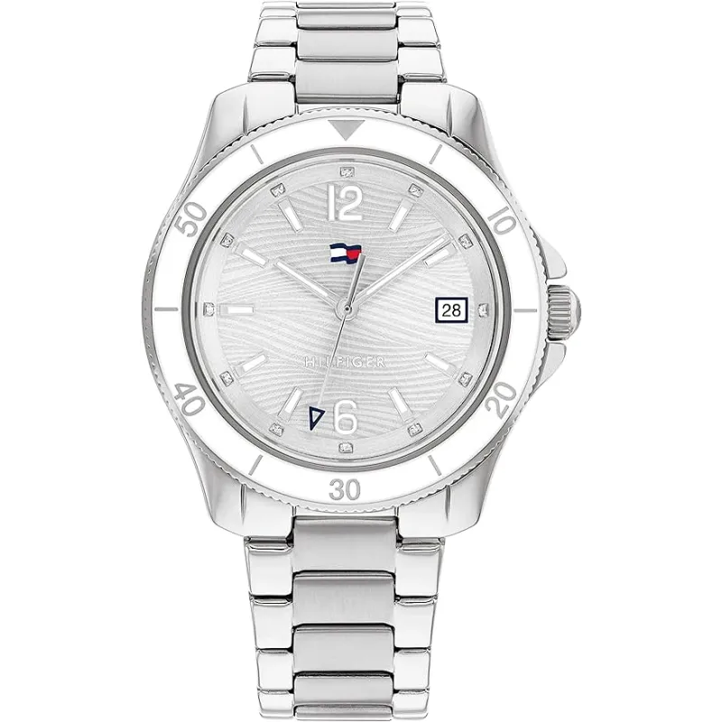 Tommy Hilfiger Brooke 1782512 Dameur Sølv - Tidløs Elegance og Stil