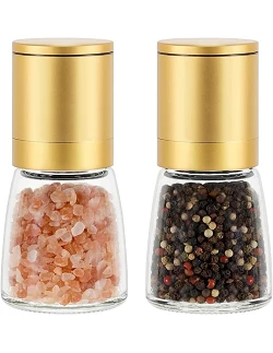 Stilfulde Keramiske Salt & Peber Kværne - Guld