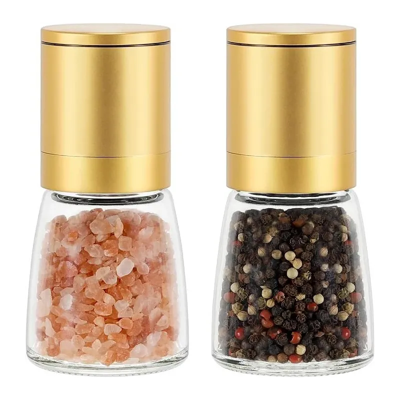 Stilfulde Keramiske Salt & Peber Kværne - Guld