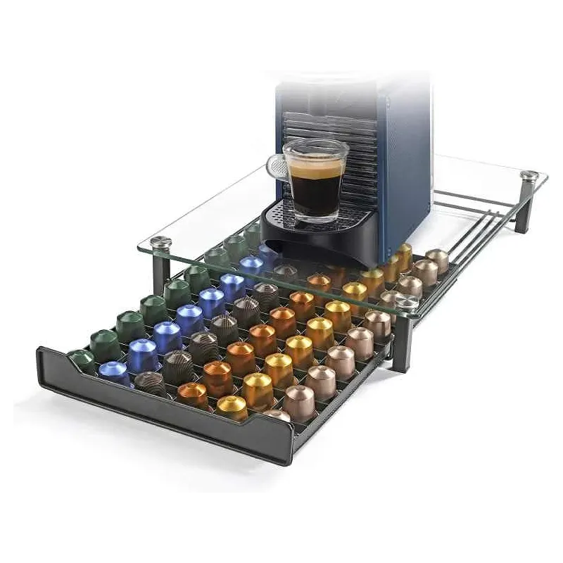 Smart Nespresso Kapsel Opbevaring & Organizer - Plads Op Til 60 Stk.