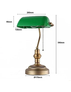 Retro Banker Lampe