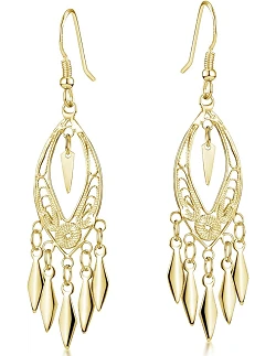 Lumiere Designer Øreringe til kvinder - Guld