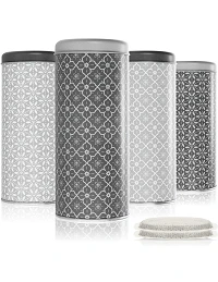 Opbevaringsdåser til Kaffe og Kaffebønner - 4 Stk.