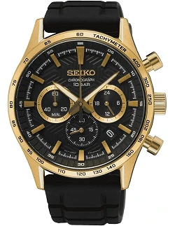 Seiko Sport Kronograf SSB446P1 Herreur - Guld