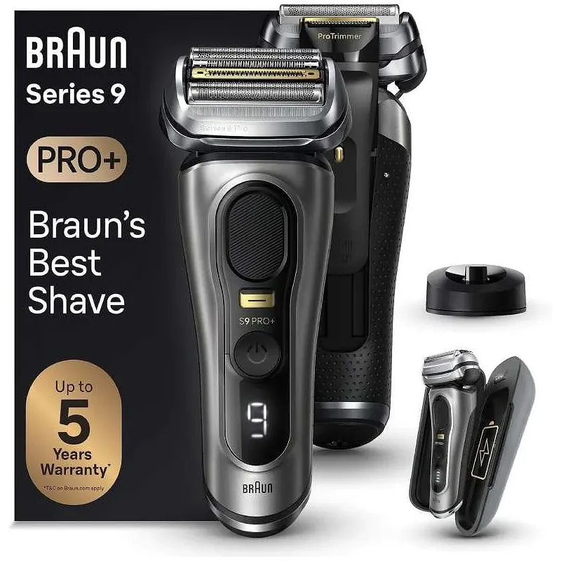 Braun Series 9 Pro+ 9525s Barbermaskine Wet & Dry