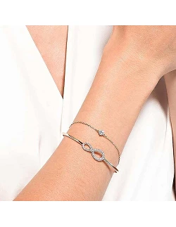 Rosaguld Swarovski Armbånd