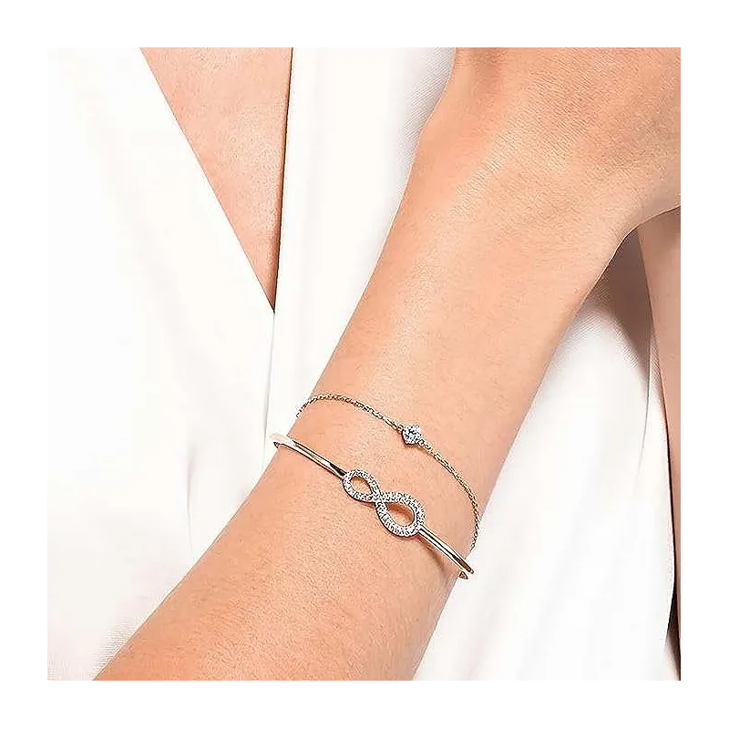 Rosaguld Swarovski Armbånd