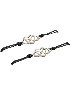 Fortryllende Veninde Armbånd med Hjerte og Uendlighedstegn