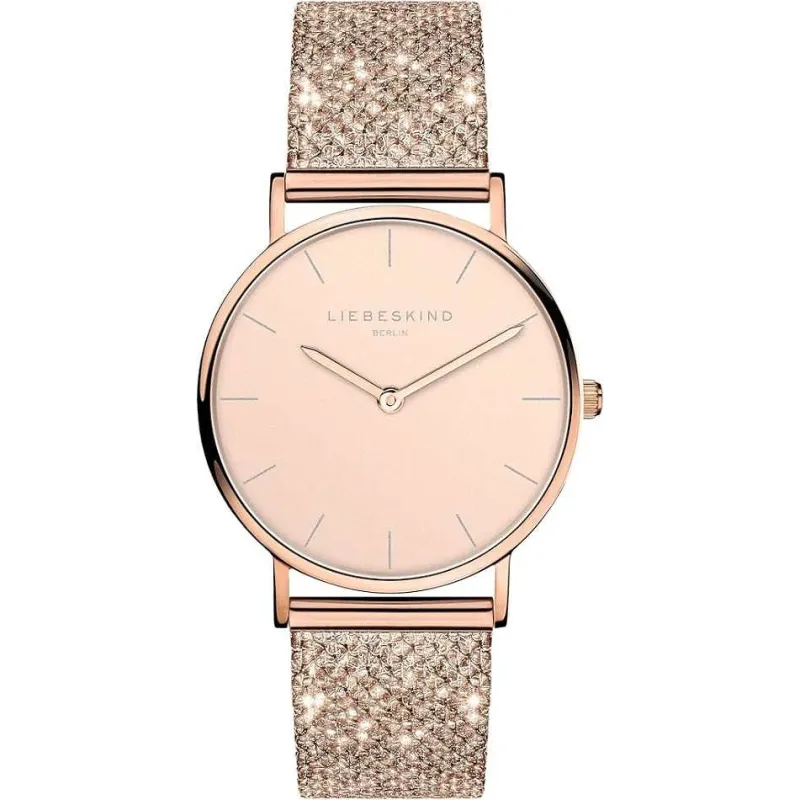 Liebeskind Berlin Dameur - Glitrende Pink Guld