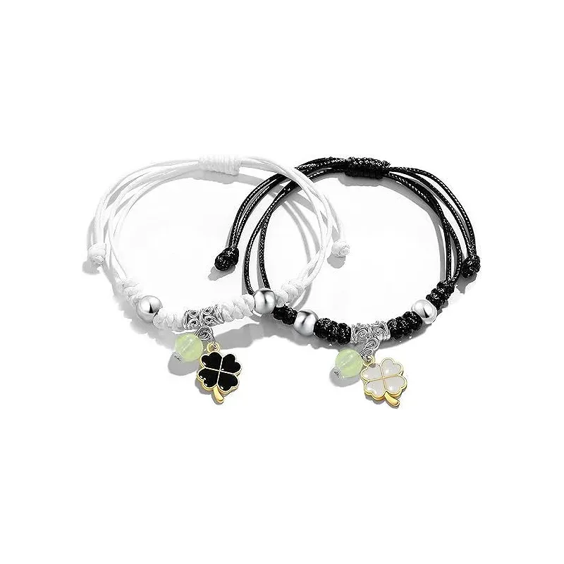 Eksklusive Veninde Armbånd med Firkløver til 2