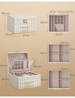 Stilfuld og Elegant Somerset Smykkeboks i Hvid...