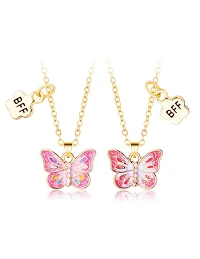 Søde Veninde Halskæder til 2 - Sommerfugle