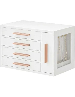 Elegant Smykke Organizer - Flere Farver