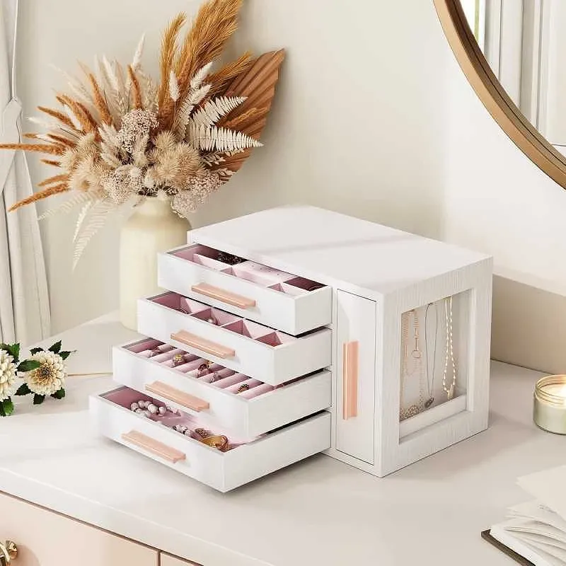 Elegant Smykke Organizer - Flere Farver