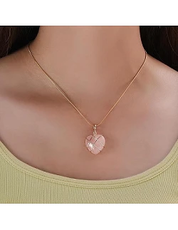 Eventyrlig Hjerteformet Veninde Halskæde til 2