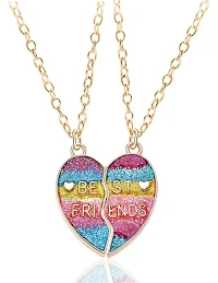 Tryllebindende Hjerte Veninde Halskæde til 2