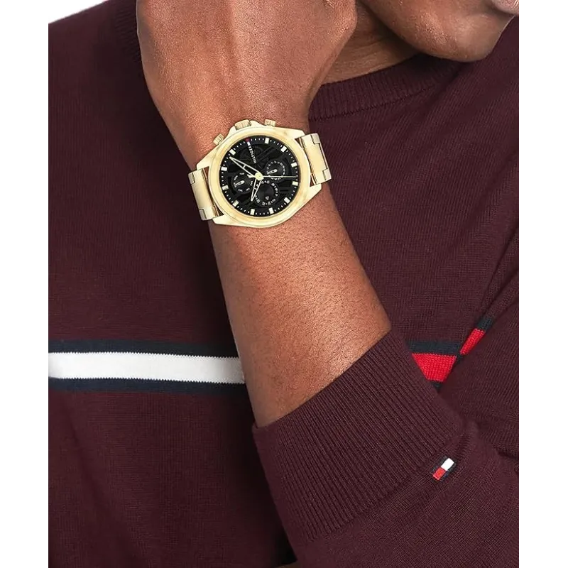 Tommy Hilfiger Jax 1710658 Guldur med Kronograf | Gratis Levering