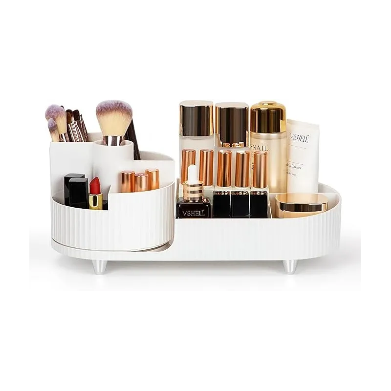 Moderne Make-Up Organizer til Bordet med 360° Rotation