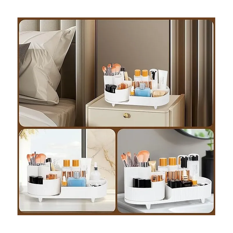 Moderne Make-Up Organizer til Bordet med 360° Rotation