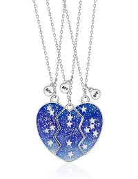 Charmerende Hjerte Best Friends Halskæde Sæt til 3