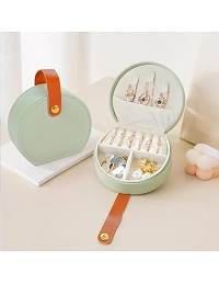 Luksuriøs Selena Smykkeskrin Sæt – Melon Green 2